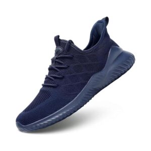 Men's Walking Running Tennis Sneakers Breathable Mesh