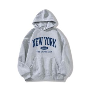 Women's Letter Graphic Drop Shoulder Hoodie Pullover