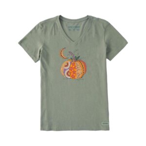 Women's Cotton Crusher Graphic Pumpkin Tee
